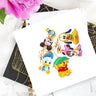 Disney animal key DIY Diamond Painting Keychain Embroidery Keychain DIY Cartoon Frozen Point Drill Pendant Gift