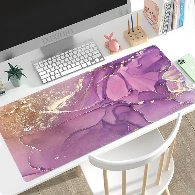 Mouse Pad Gamer Fashion Marble XL Computer Home Large Mousepad XXL Mechanical Keyboard Pad Non-Slip Office Accessories Mice Pad