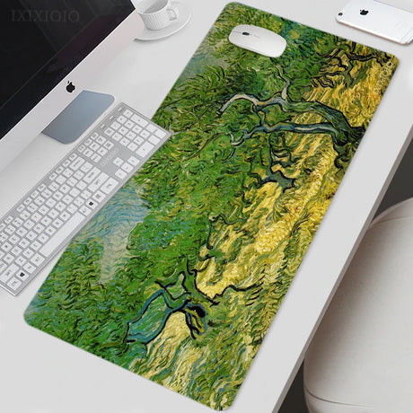 Van Gogh Art Mouse Pad Gaming XL HD Mousepad XXL Mechanical Keyboard Pad MousePads Carpet Non-Slip Office Accessories Mice Pad