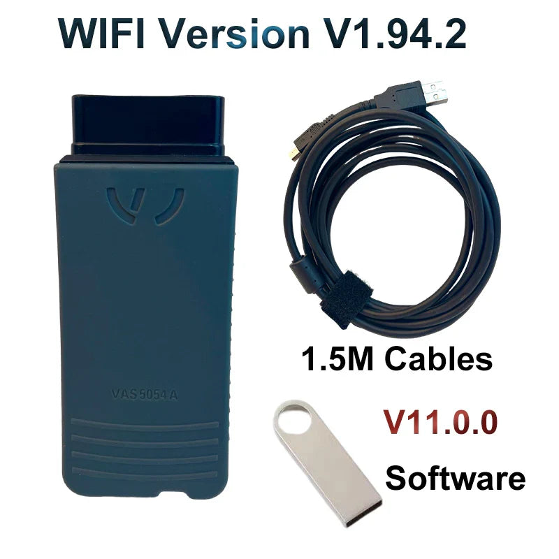 New design 5054A V1.9.4.2 WIFI USB Version Supports 0dis V23.0.0 for VAG Diagnostic Tools 5054A UDS cover all 6154A function