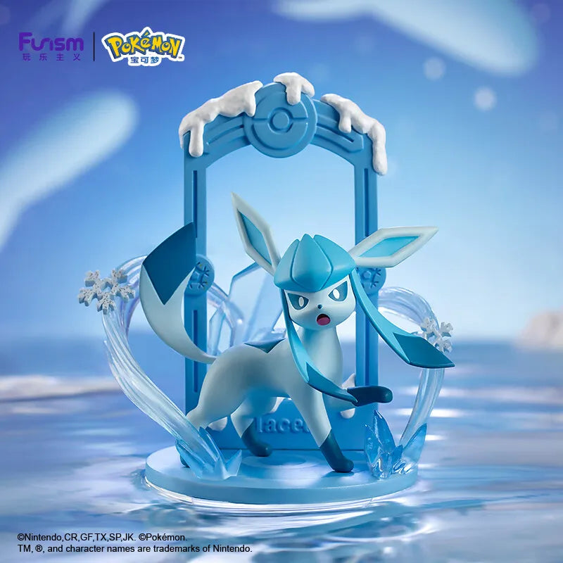 Genuine Pokemon Toys 9 Styles Eevee Sylveon Umbreon Vaporeon Glaceon Flareon Action Figure Kawaii Anime Model Doll Toy Gift