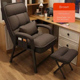 Computer Chair Home Office Chair Comfortable Sedentary Lazy Backrest Chair Dormitory College Student Desk Learning Sofa Chair