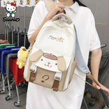 New Sanrio Bag Cartoon Kuromi Cinnamoroll My Melody Student Backpack Sanrio Leisure High capacity School Bag Birthday Gifts