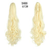 Synthetic Long Wavy Claw Clip On Ponytail Drawstring Hairpiece Wave Curly Black Brown Blonde Ombre Fake Hair for Women