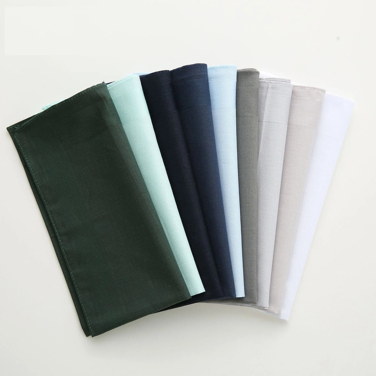 Cotton high-end solid color Handkerchief Park Mountain Road Cycling Camping Wiping Sweat Cleaning Portable Men's Pocket Towel