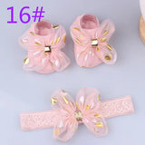 1 Set Cute Gift Bow Flowers Baby Girls Headband Socks Cartoon Animal Bow Newborn Girls Hair Band Kids Headwear Hair Accessories