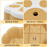 Thickened small stool plastic chair for shoes stool household small children;s low stool sofa shoes adult round