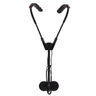 Miwayer Saxophone Shoulder Harness Holder Comfortable Sax Neck Strap Hook for Horn Baritone Soft Alto Sax Soprano Clarinet