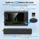 New Tiny Spectrum Analyzer TinySA ULTRA 4" Display 100kHz To 5.3GHz With 32GB Card Version V0.4.5.1 Network Internal Lan Tester