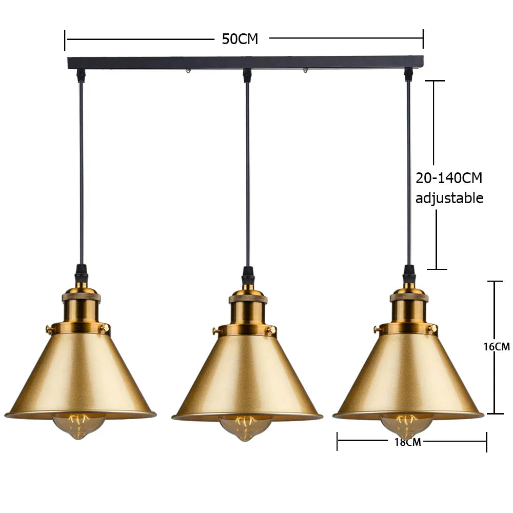 New Style Pendant Lights Loft Russia Pendant Lamp Retro Hanging Lamp Lampshade For Kitchen Dining Bedroom Home Lighting E27