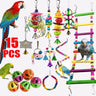 Toys Standing Bell Swing Toy Parrot Bird Combination For Accessories Bite Articles Ball Pet Training