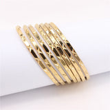 Classic and trendy stainless steel bracelet 7piece combination 3color selection 68mm gifts for men and women LH1185