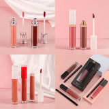 Wholesale Lipgloss Long Lasting Permanent Water Resistant Lipstick Lip Liner Makeup Set Private Label Glossy Matte Lipstick Set