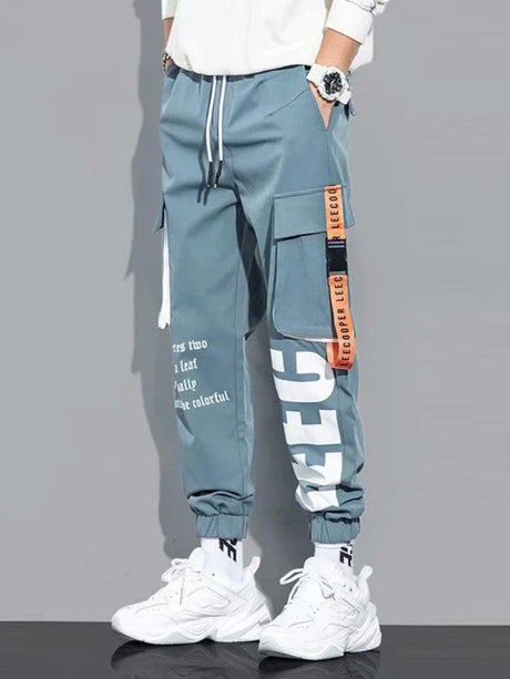 Hip Hop Cargo Pants Men Streetwear Cotton Joggers Fashion Sweatpants Male Casual Harem Trousers Summer Harajuku Pants Men Women