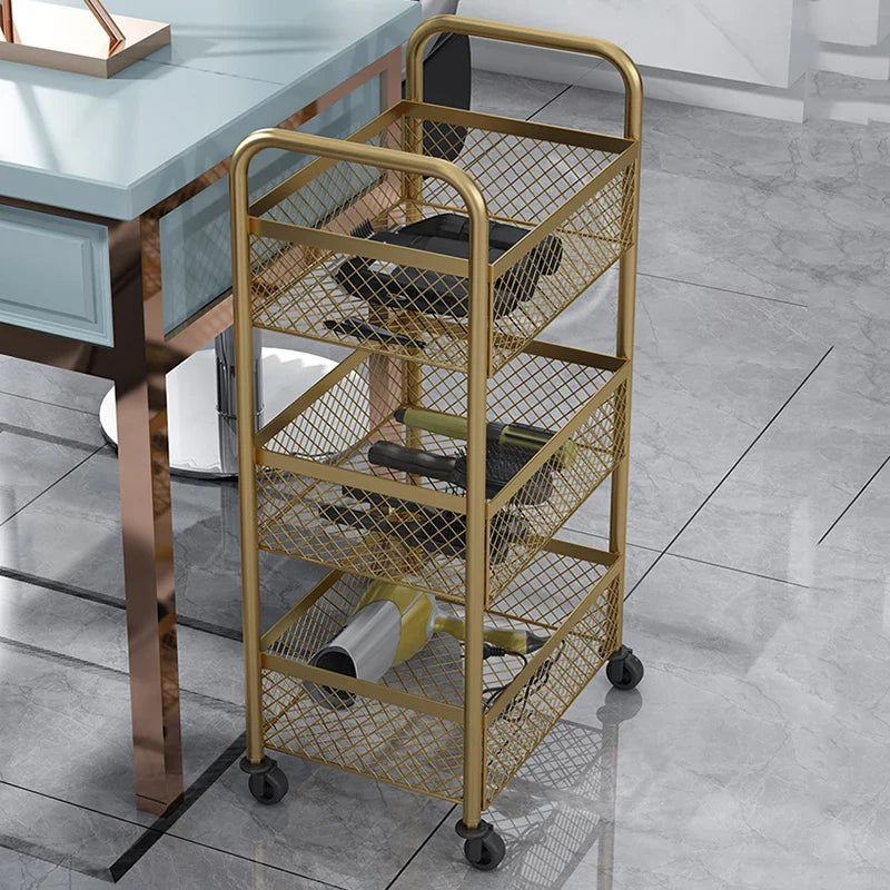 Food Trailer Trolley Rolling Cart Organizer Metal Vegetable Utility Trolley Wine Garden Grocery Archivadores Restaurant Furiture