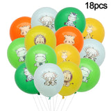 Jungle Safari Birthday Decorations Animal Disposable Tableware Forest Woodland Baby Shower Boy 1 2 3 4 5 Birthday Party Supplies