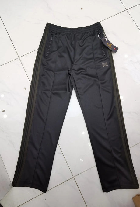 Similar All Black Needles Pants 2022 Men Women 1:1 High Quality Embroidered Butterfly Needles Track Pants Straight AWGE Trousers