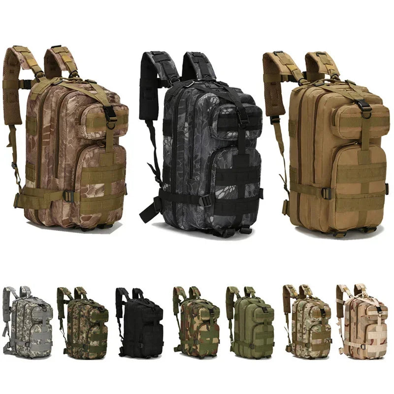 Durable Big Capacity Backpack Travel Bag Outdoor Sports Climbing Trekking Fishing Hunting Camo Bags Hiking Sports 3P Train Bag