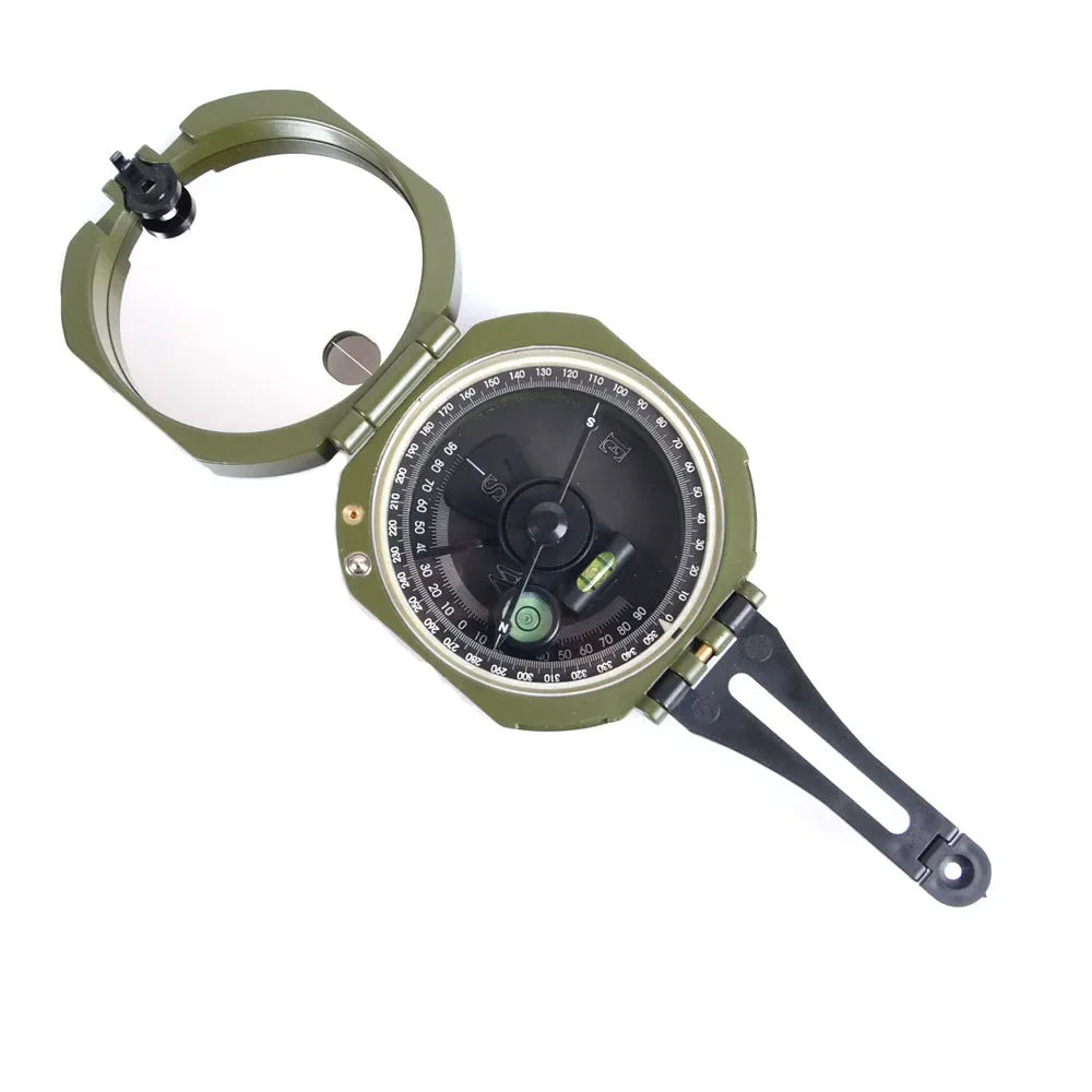 M2 Compass Zinc Alloy Multifunctional Climbing Hike Camp Climbing  Fluorescent dial Handheld Outdoor Car Compasses