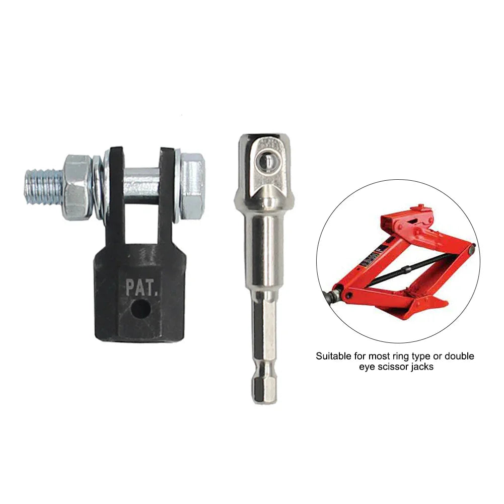 Disassembly Tool For Impact Wrench Scissor Jack Adapter Car Repair Drive Automotive Chrome Vanadium Steel Lifting Equipment