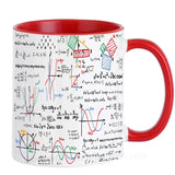 Math Teacher Mugs School Students Cups Mathematics Parabolic Formulas Drinkware Geek Nerd Tea Coffee Mugen Coffeeware Teaware