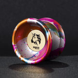 New Magic Yoyo Metal Professional Yoyo with 10 Ball Bearing Alloy Aluminum High Speed Unresponsive Yo Yo Classic Toys for Kids