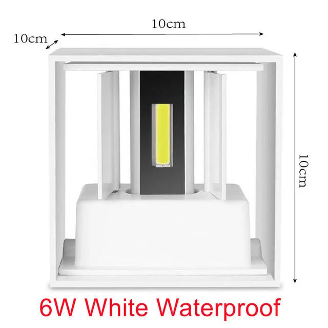 SUNMEIYI 12W LED Wall Light Outdoor Waterproof IP65 Porch Garden Wall Lamp Sconce Balcony Terrace Decoration Lighting Lamp