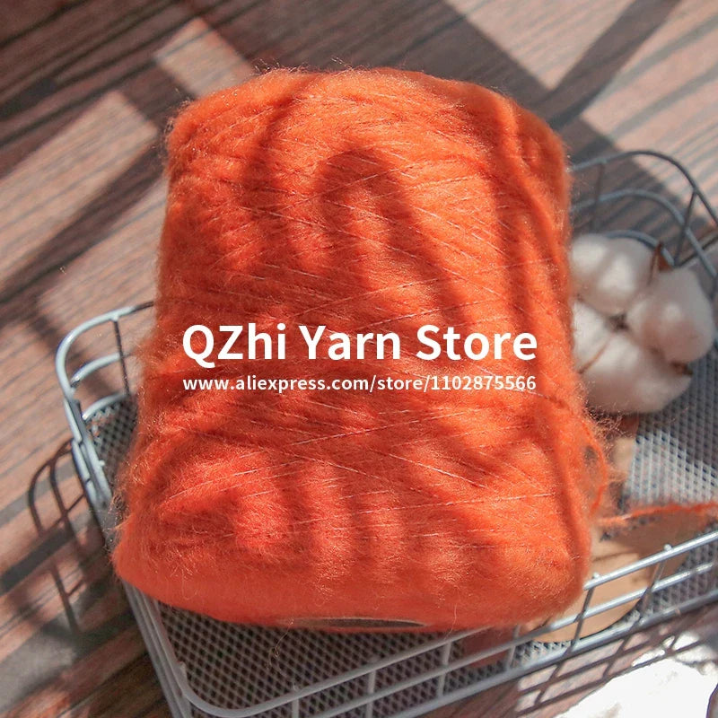 500G Soft Thick Mohair Cashmere Wool Yarn for Knitting Crochet Sweater Scarf Thread Acrylic Knitted High Quality Warm Baby Line