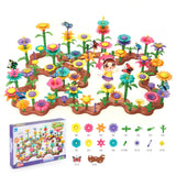 Flower Garden Building Toys for Girls Stacking Game For Toddlers STEM Educational Preschool Toy Gift