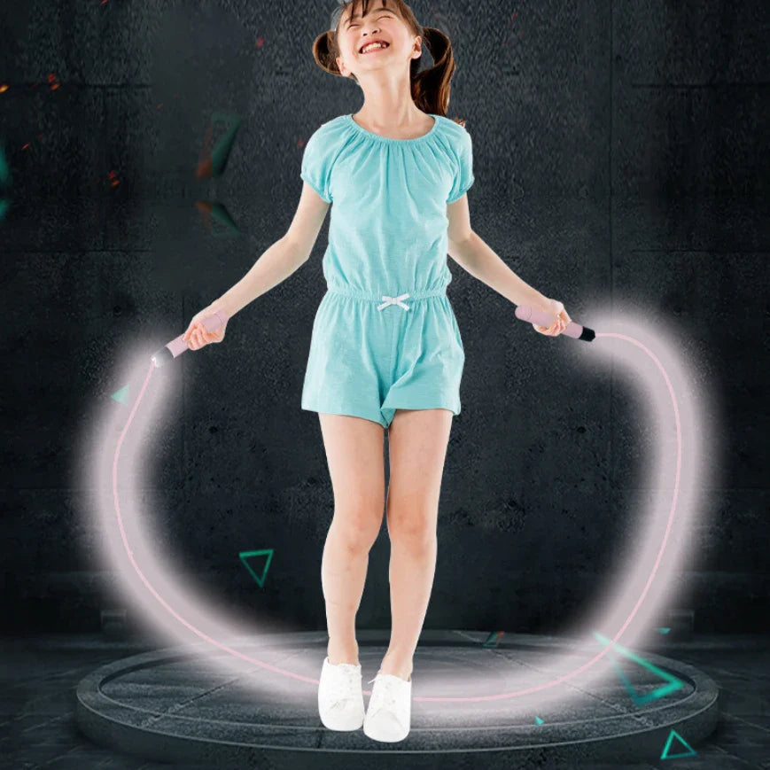 Portable Luminous Cool Jump Rope LED Student Children Outdoor Sports Toys Adjustable Home Fitness