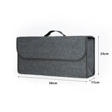 KAWOSEN Portable Foldable Car Trunk Organizer Cloth  Auto Interior Stowing Tidying Container Bags Storage Box  CTOB04