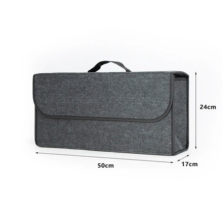 KAWOSEN Portable Foldable Car Trunk Organizer Cloth  Auto Interior Stowing Tidying Container Bags Storage Box  CTOB04