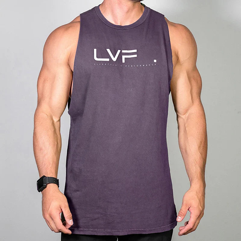 Men's Summer Gym Dry Quickly Tank Top Man Bodybuilding Clothing Sleeveless Shirt Casual Vest Muscle Workout Singlets Undershirt