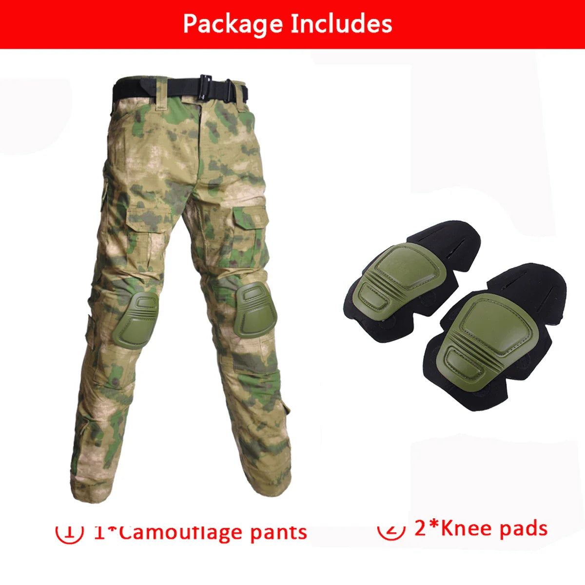 US Army Tactical Pants Military Uniform Airsoft Paintball Camouflage Combat Shirts Rapid Assault Long Sleeve Shirt Pants +Pads