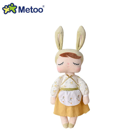 Metoo Dolls Kids Toys Pastoral Angela Cute Stuffed Animals Rabbit Plush Toys For Girls Baby Christmas Birthday Gift