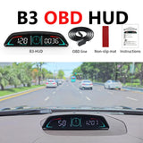 B3 G3 GPS / OBD Multifunctional Car HUD Head Up Display Car Speedometer Accessories RPM Water Temperature Overspeed Alarm