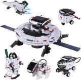 6 in 1 Science Experiment Solar Robot Toy DIY Assembling Learning Tool Education Robots Technological Gadgets Kit for Kid