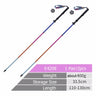 2PCS AONIJIE E4201 Lightweight Folding Collapsible Quick Lock Trekking Pole Hiking Pole Trail Running Walking Stick Carbon Fiber