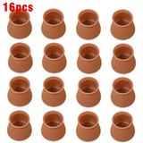 Upgraded 8/16pcs Furniture Silicone Protection Cover with Felt Pads Chair Legs Floor Protectors Caps Anti-Slip Table Feet Covers