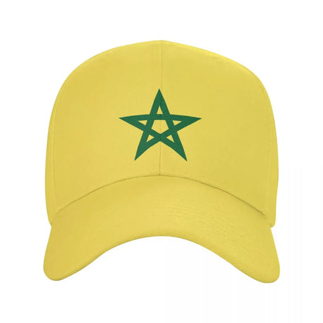 Morocco Flag Baseball Cap UnisexAdult Moroccan Proud Patriotic Adjustable Dad Hat for Men Women Outdoor Sun Hats