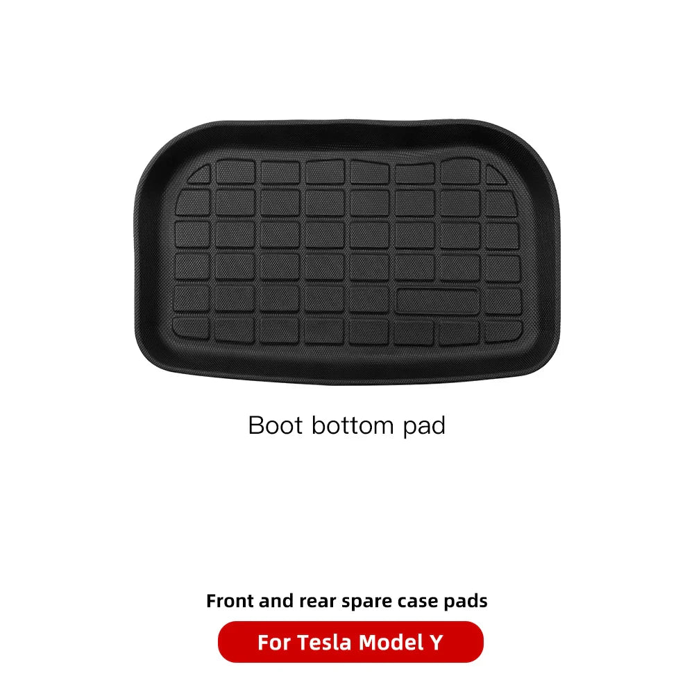 YZ For Tesla Model3 Foot Mats For TESLA Car ModelY 2021-2023 3D Foot Pad Waterproof Easy to Clean Floor Mat Interior Accessories