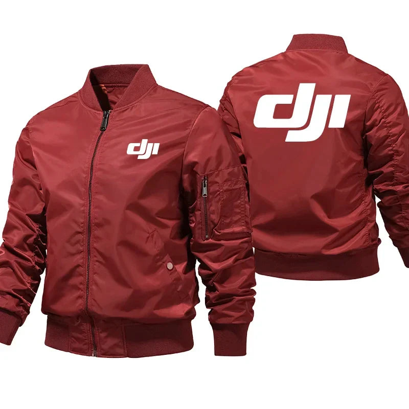 Autumn and Winter DJI Phantom Drone Bomber Jacket Men's New Jacket Pilot Air Force Windproof and Frost Resistant Short Coat