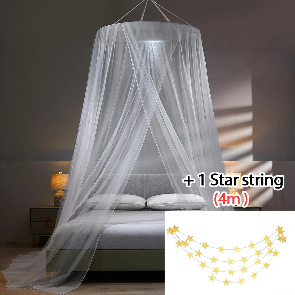 YanYangTian Bed Canopy on the Bed Mosquito Net Summer Camping Repellent Tent Insect Curtain Foldable Net living room Bedroom