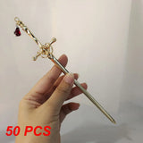 New Retro Sword Hairpin Hair Jewelry Chinese Simple Punk Metal Hair Sticks Women DIY Hairstyle Headwear Design Tools Accessories