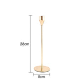 1 Set European Metal Candle Holder Exquisite Candlestick Candelabra Vintage Golden Wedding Decoration Home Living Room Decor