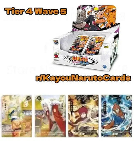 Original Naruto Collection Cards Full Set Booster Box Kayou Uzumaki Uchiha Playing Game Cartas Christmas Gift