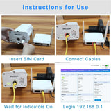 Support POE Yeacomm YF-P11 Outdoor 4G CPE Router Access Point Bridge LTE 150M Wth 8dbi Built-in Antenna