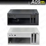 A09m 3.8L ITX Chassis Knife Card A4 HTPC Portable Computer PC Support PCIe 2.5' SSD Drive Mini IPC Flex PSU Case