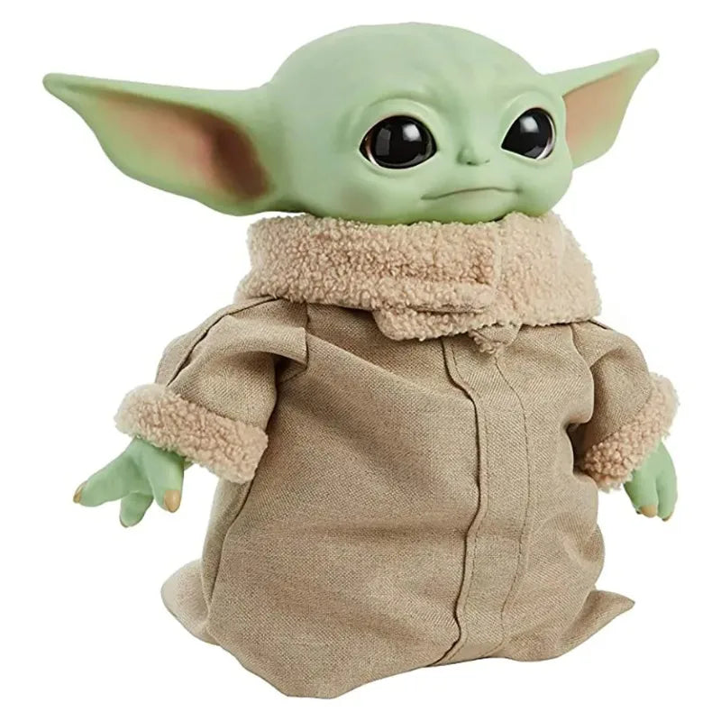 28cm Baby Yoda Action Figure Toy Action Figure Plush Yoda Master Model  Dolls Toys Boy Girls Collection Birthday Christmas Gifts