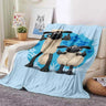 Cartoon Sheep S-Shaun Blanket Children Flannel Blanket Portable Home Travel Camping Sofa Picnic Blanket